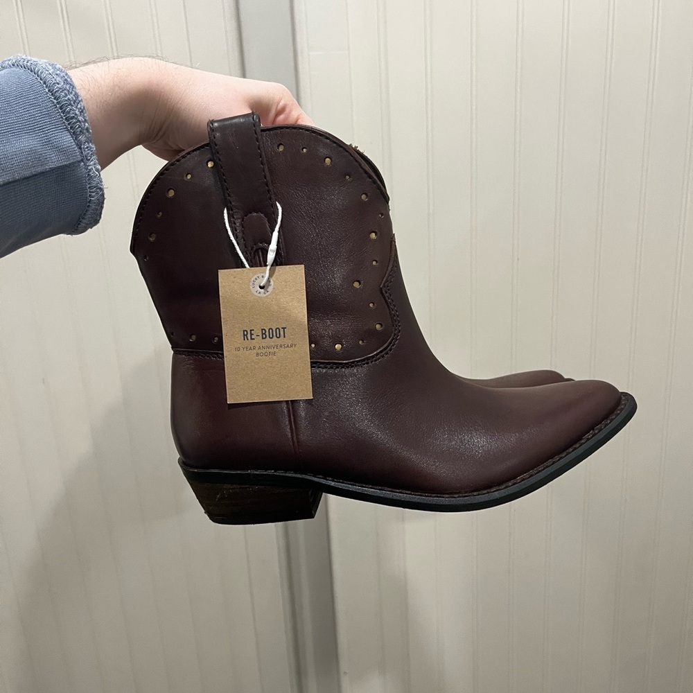 Lucky Brand Dark Brown Ankle Booties